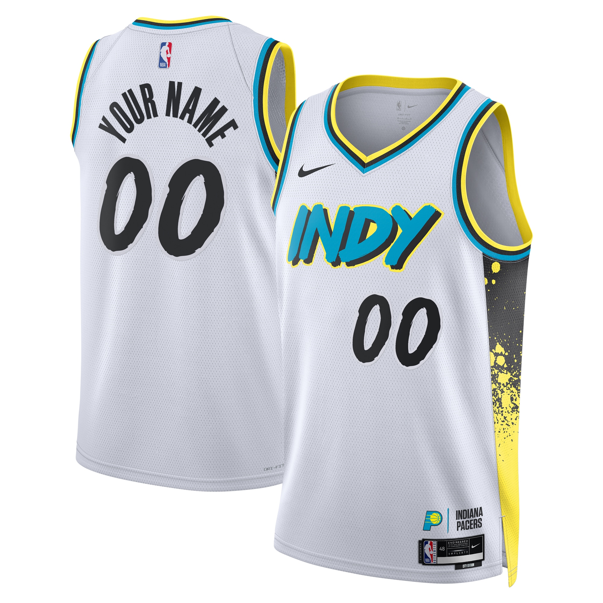 Indiana Pacers City Edition Swingman Basketball Jersey 2024 - Custom - Unisex - JS385 
