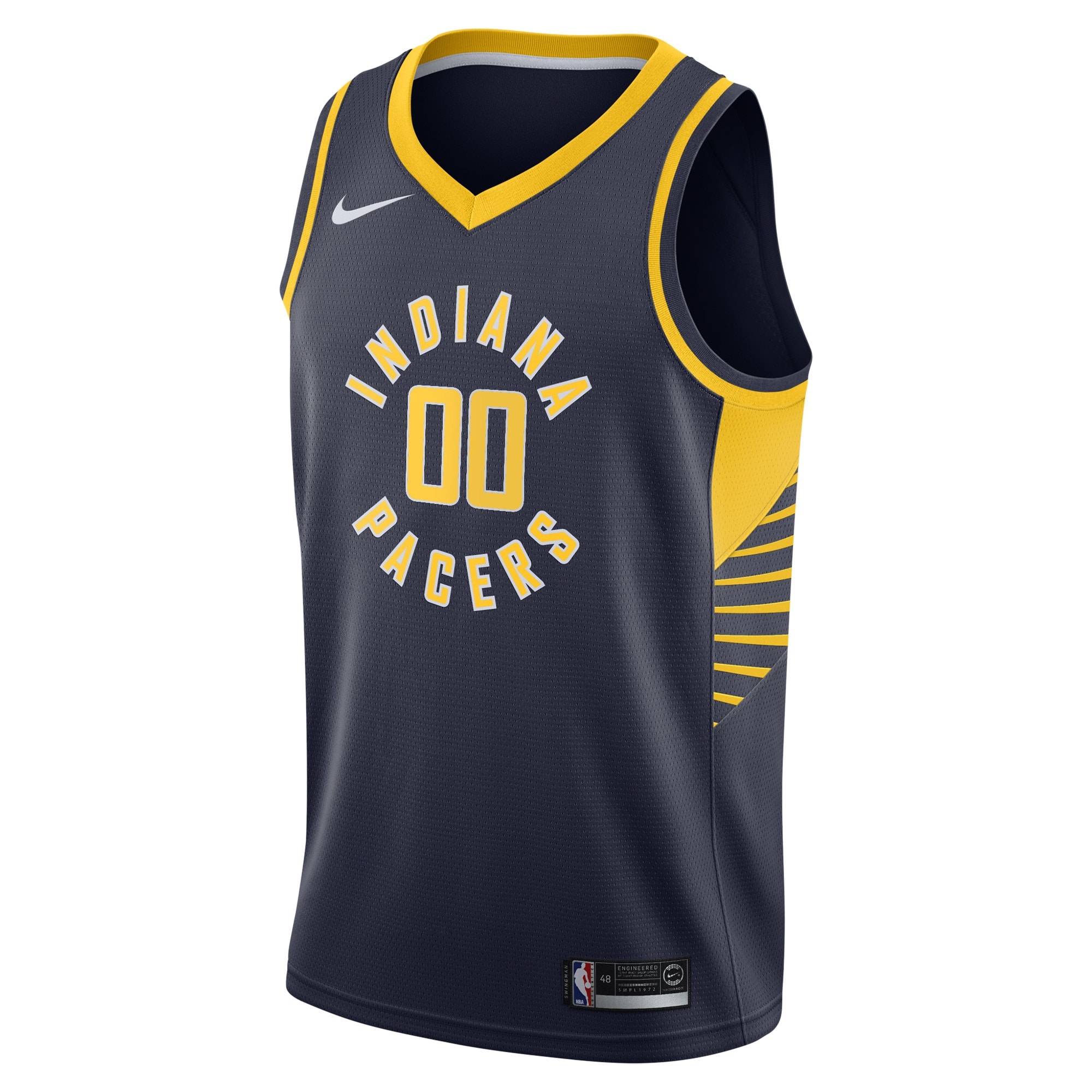 Indiana Pacers Icon Edition Swingman Basketball Jersey - Navy - Custom - Youth - JS686 