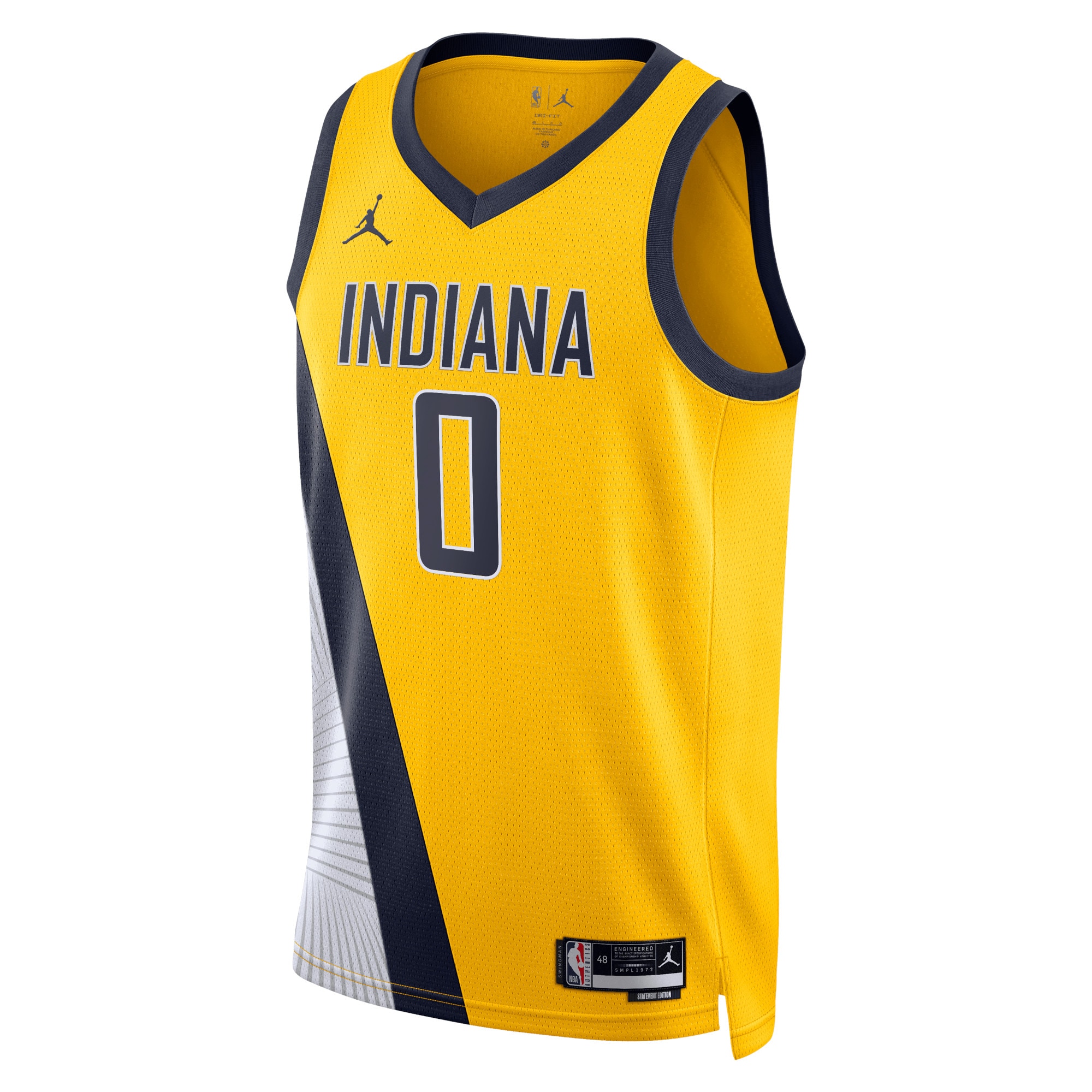 Indiana Pacers Jordan Statement Edition Swingman Basketball Jersey - Navy - Tyrese Haliburton - Unisex - JS718 