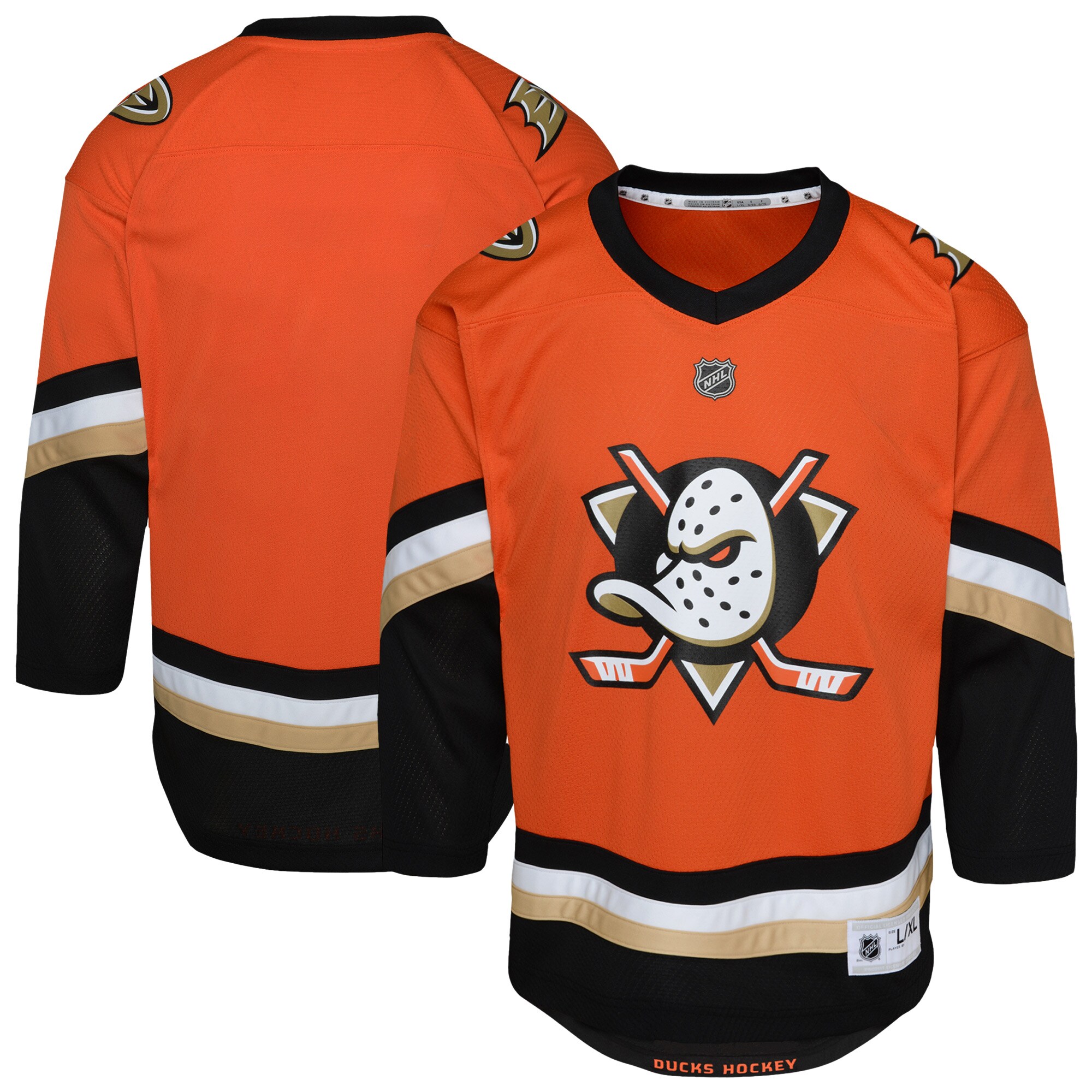 Infant Anaheim Ducks Orange Home Hockey Jersey - JS150 
