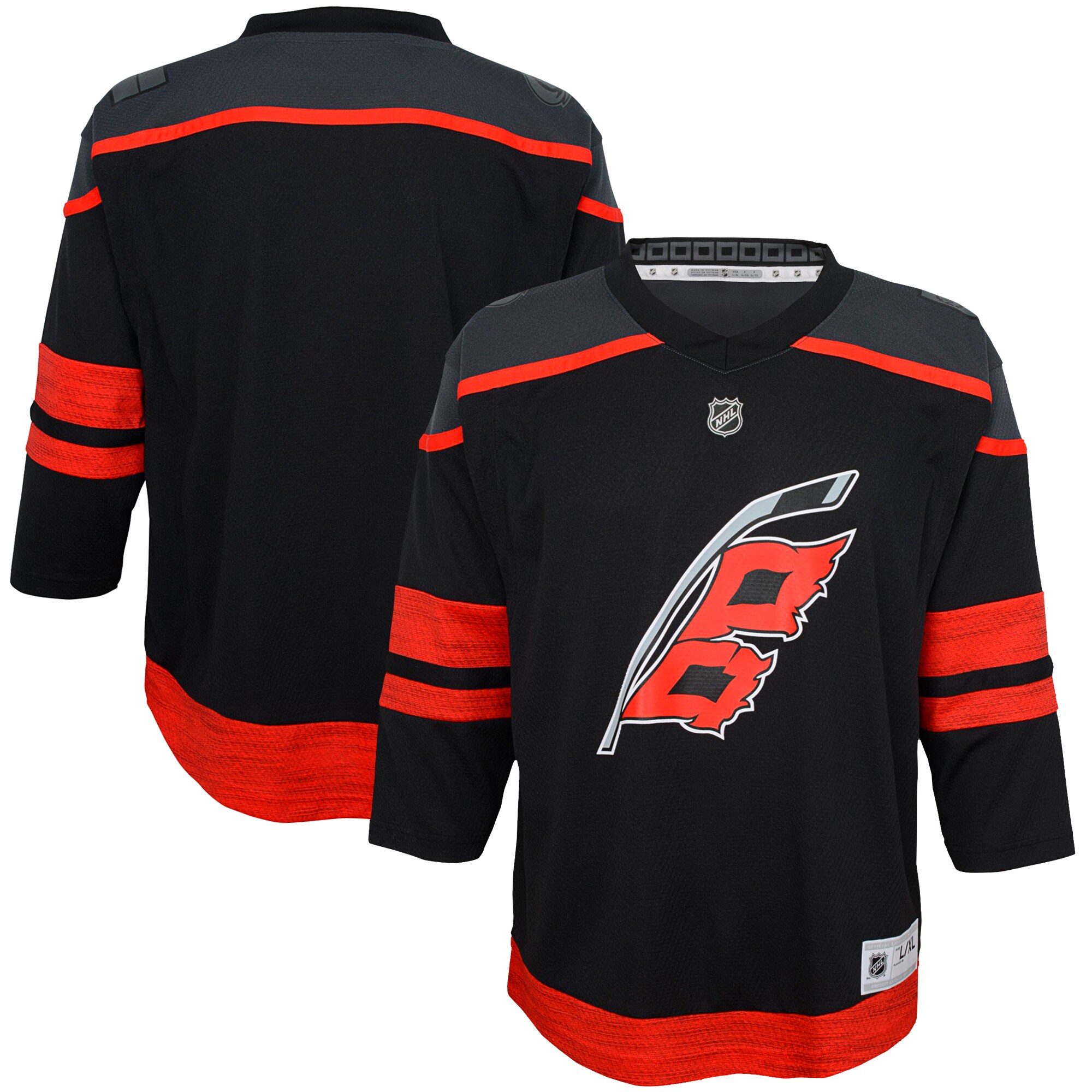 Infant Carolina Hurricanes Black Home Hockey Jersey - JS742 