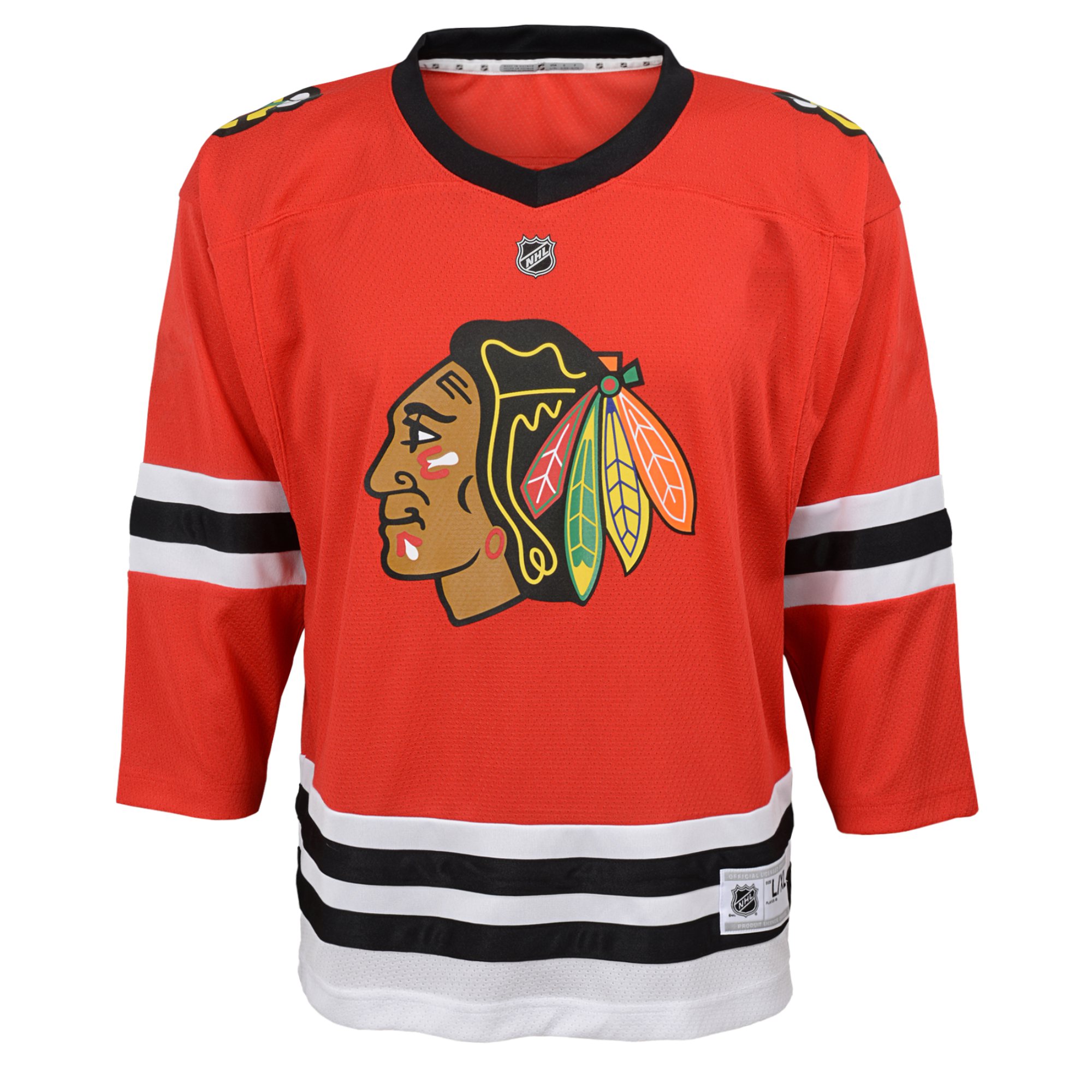 Alternative view of Infant Chicago Blackhawks Connor Bedard Red Home Player Hockey Jersey - JS274 
