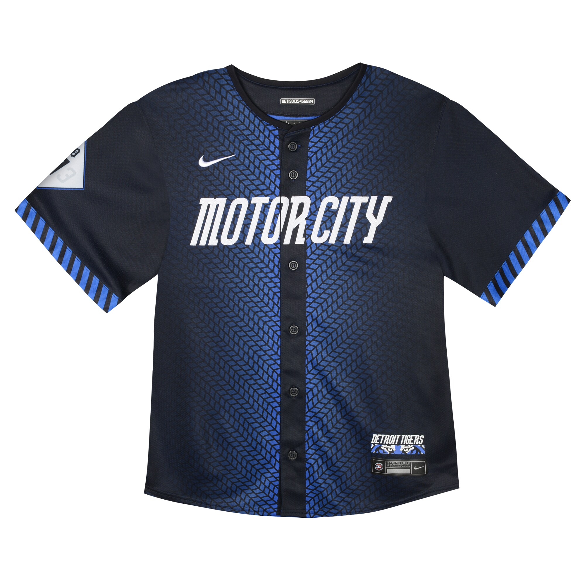 Alternative view of Infant Detroit Tigers Navy 2024 City Connect Limited Baseball Jersey