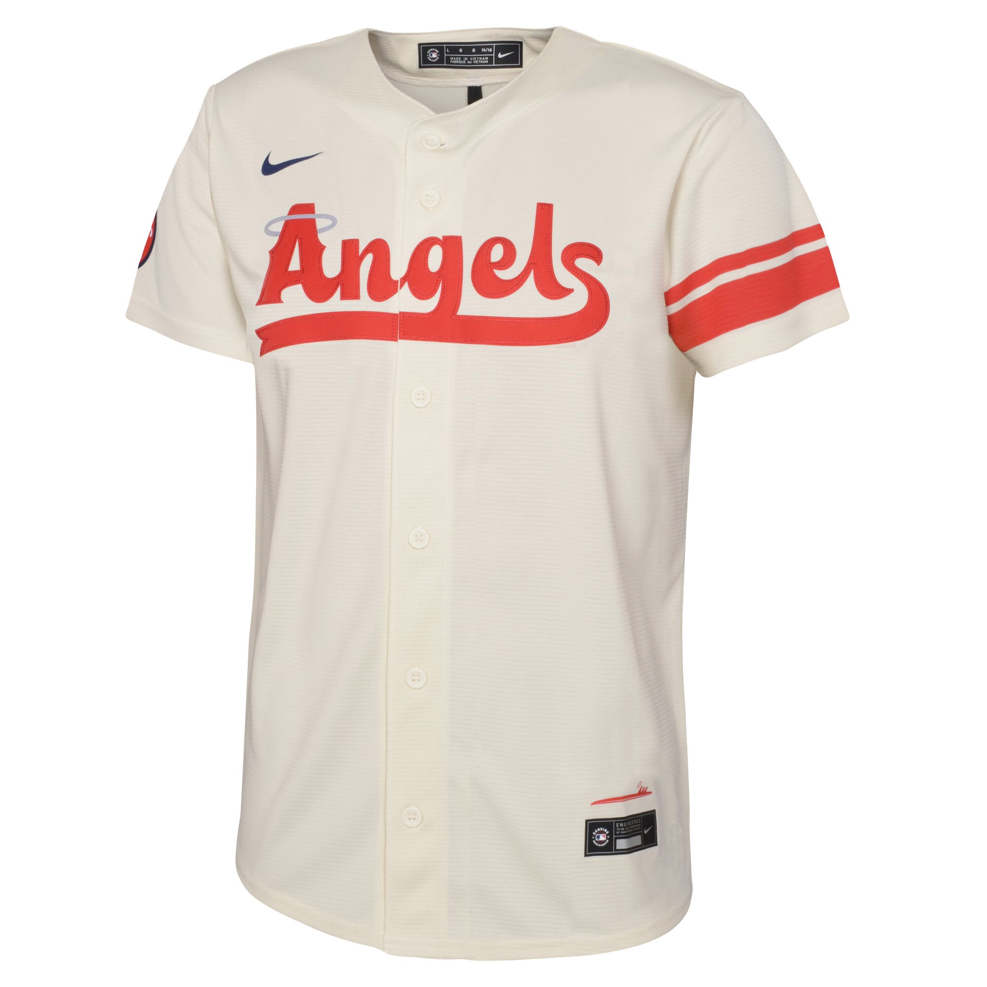 Alternative view of Infant Los Angeles Angels Cream City Connect Baseball Jersey 