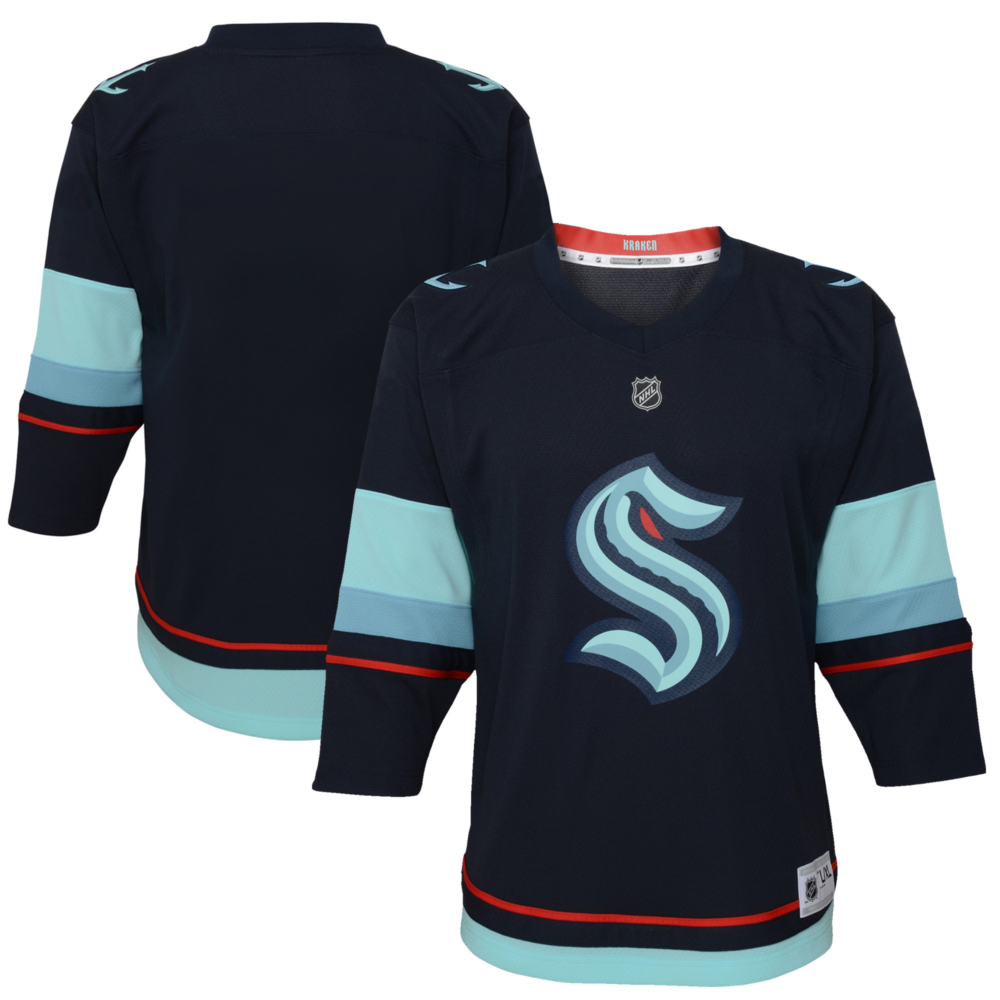 Infant Seattle Kraken Navy Home Hockey Jersey - JS488 