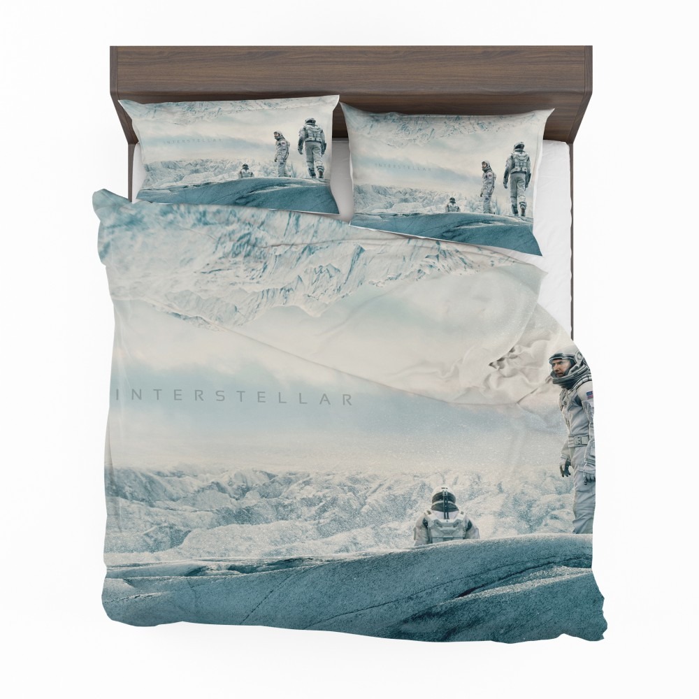 Alternative view of Interstellar Movie Cooper In Mann Planet Bedding Set - Custom Bedding Set