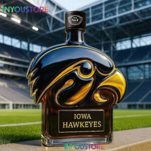 Iowa Hawkeyes Whiskey Bottle
