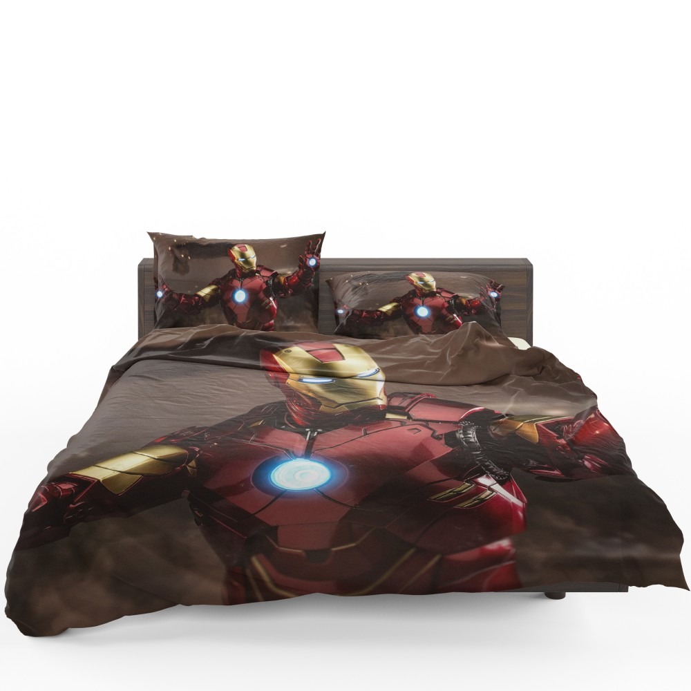 Iron Man 2 Movie Figurine Bedding Set - Custom Bedding Set