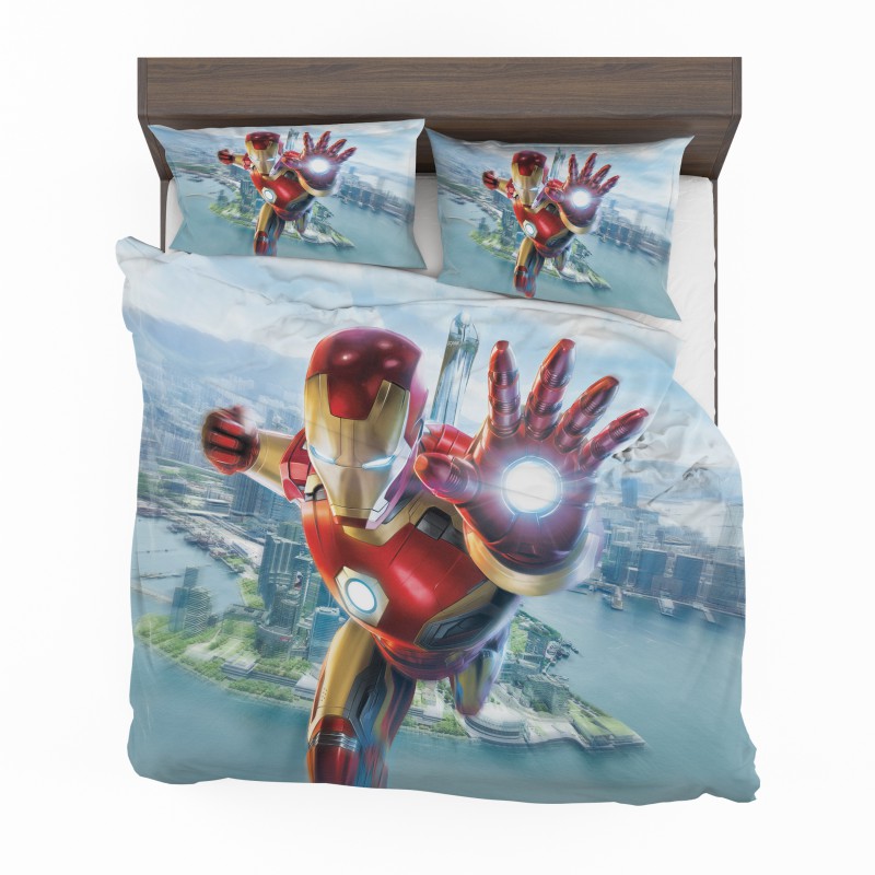 Alternative view of Iron Man Experience Hong Kong Disneyland Bedding Set - Custom Bedding Set