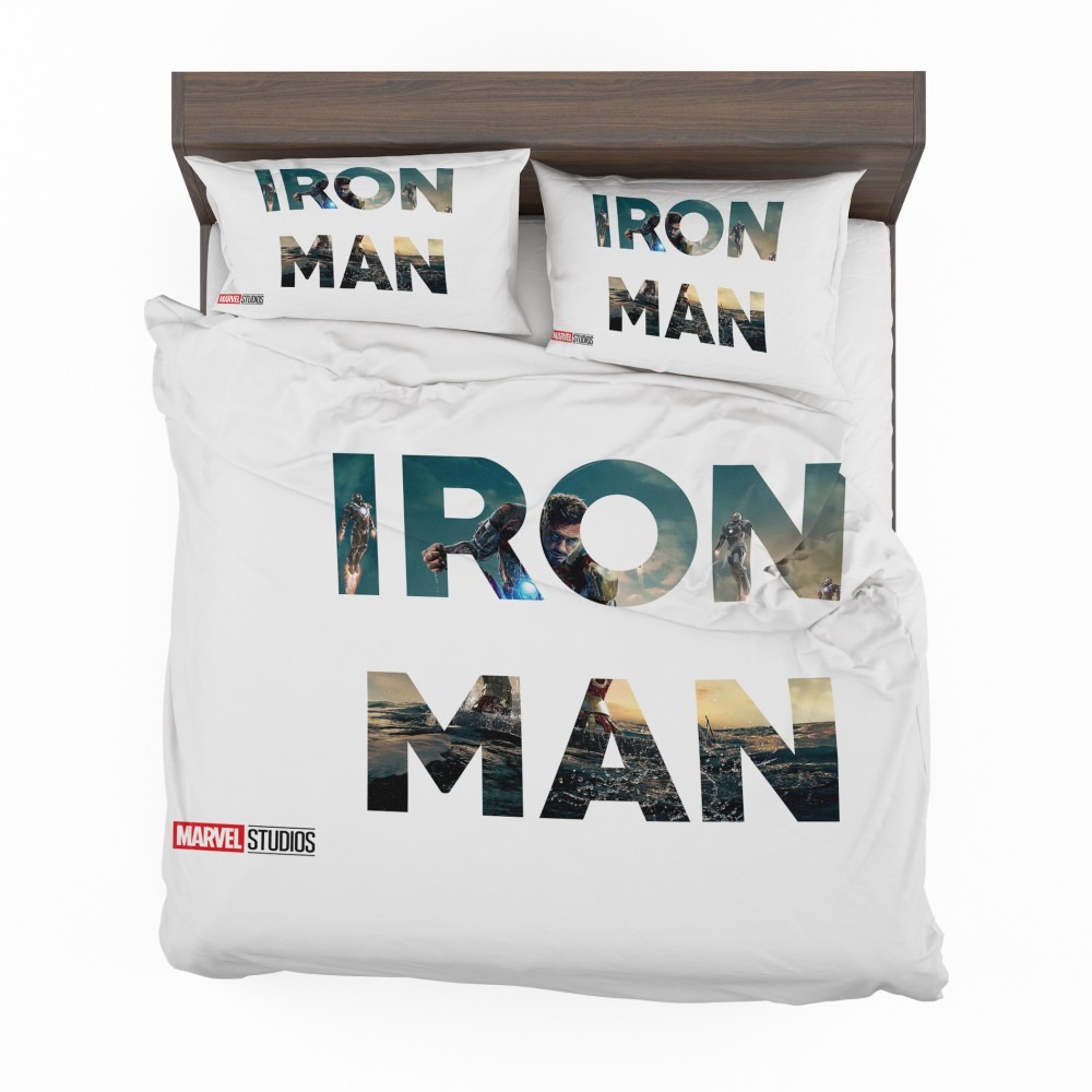 Alternative view of Iron Man Movie Bedding Set - Custom Bedding Set