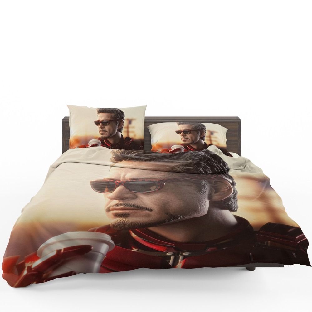 Iron Man Movie Figurine Robert Downey Jr Bedding Set - Custom Bedding Set
