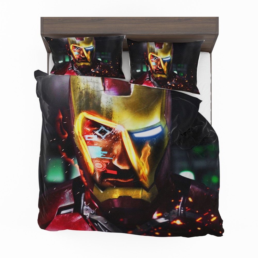 Alternative view of Iron Man Movie Marvel End Game Bedding Set - Custom Bedding Set