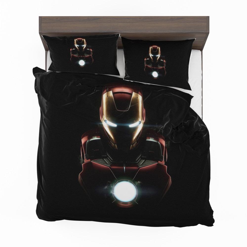 Alternative view of Iron Man Movie Marvel MCU Super Hero SHIELD Bedding Set - Custom Bedding Set