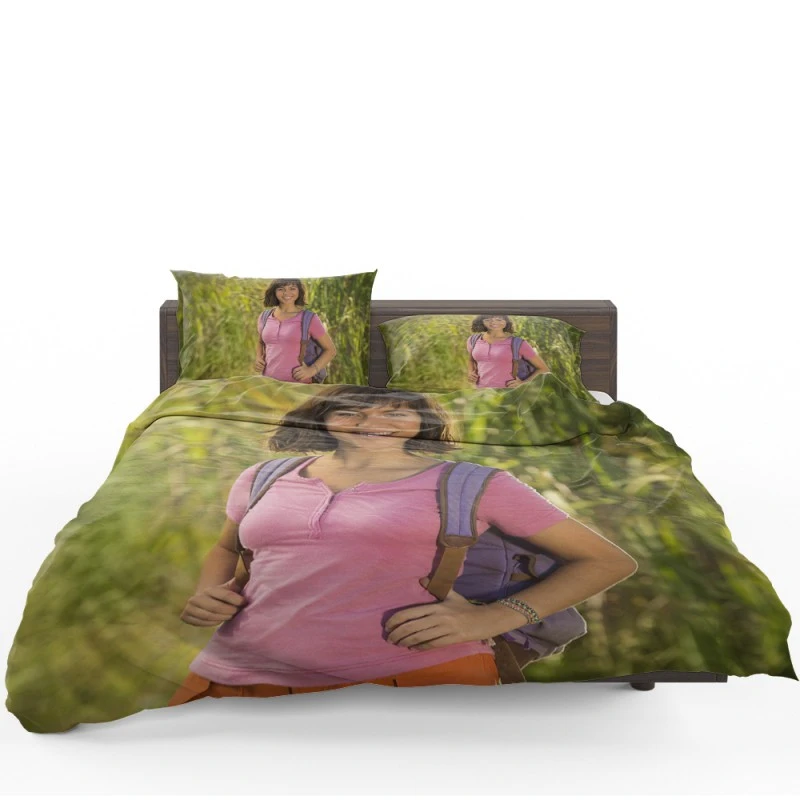 Isabela Merced In Dora And The Lost City Of Gold Kids Movie Bedding Set - Custom Bedding Set