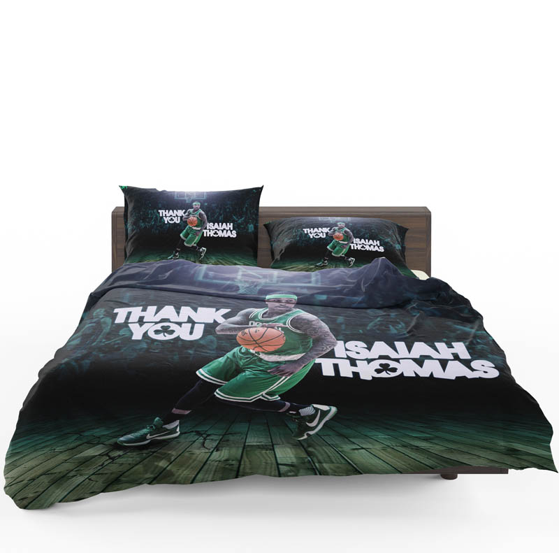 Alternative view of Isaiah Thomas American Basketball Bedding Set - Custom Bedding Set