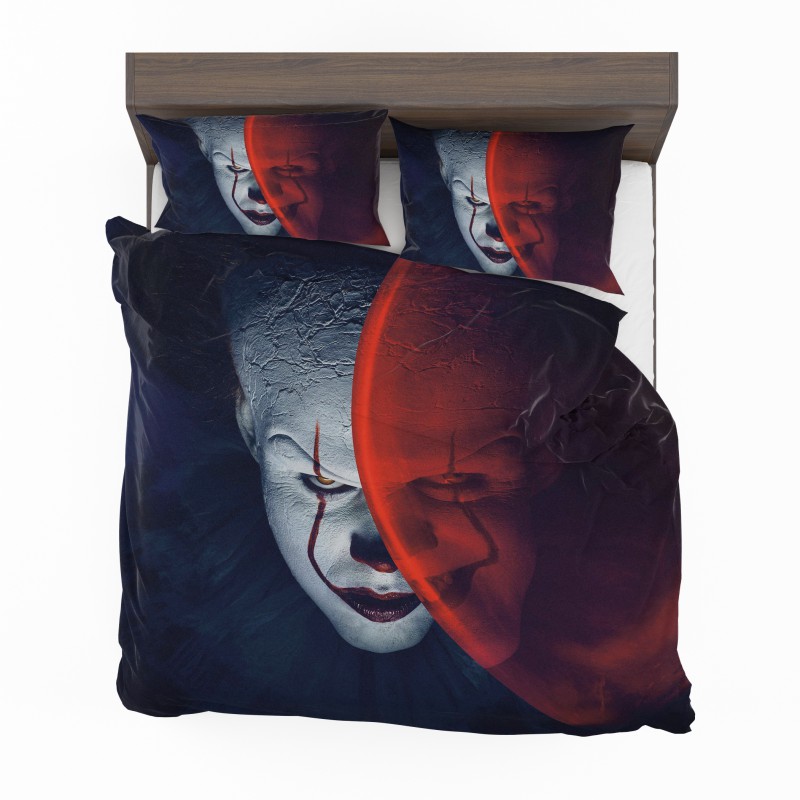 Alternative view of It Movie Clown Bill Skarsgard Bedding Set - Custom Bedding Set