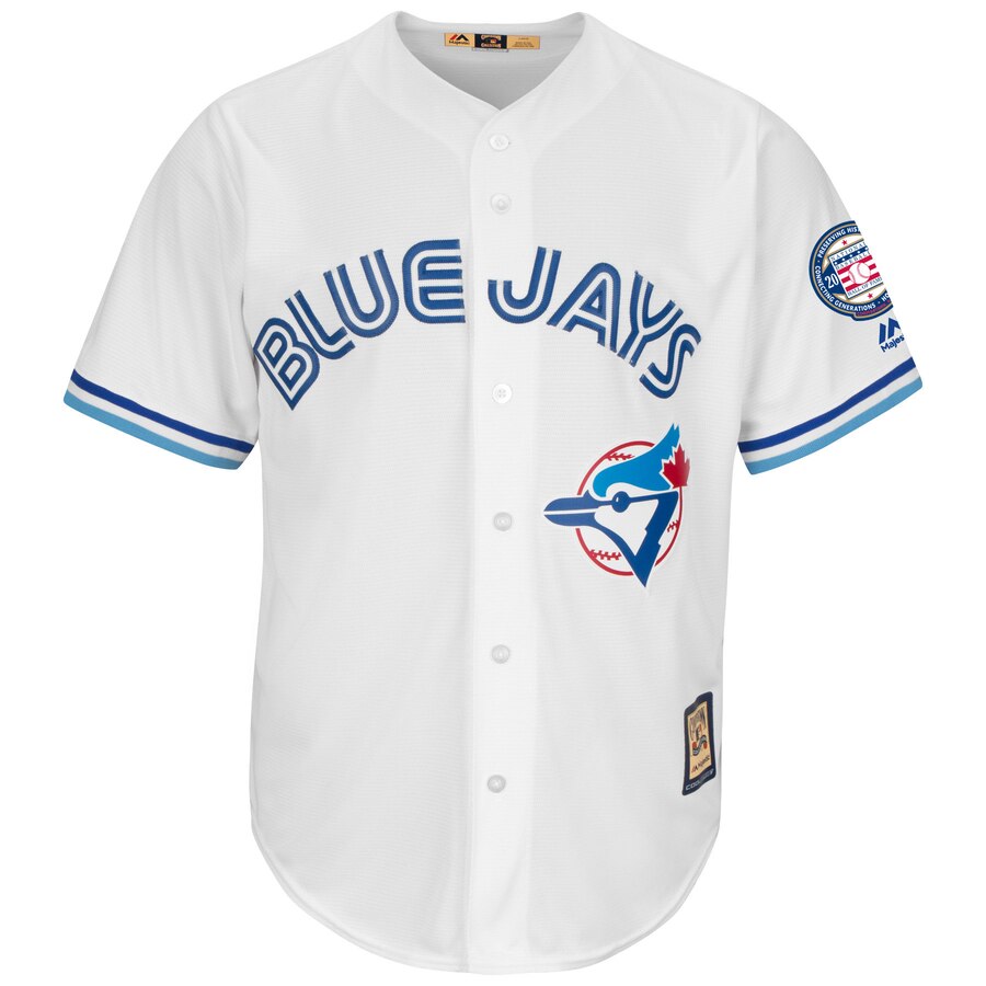 Alternative view of Jack Morris Toronto Blue Jays Majestic Hall Of Fame Induction Patch Cool Base Baseball Jersey - White