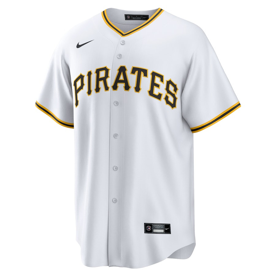 Alternative view of Jack Suwinski 65 Pittsburgh Pirates Home Men Baseball Jersey - White 