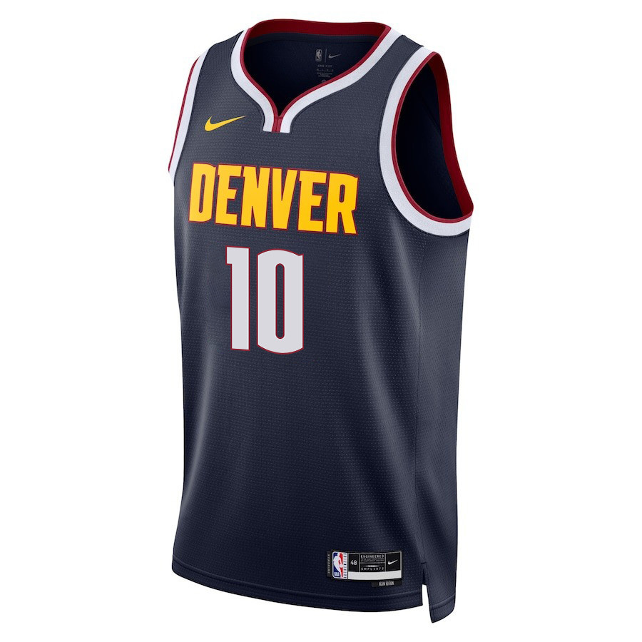 Alternative view of Jack White 10 Denver Nuggets Final Champions 2023 Swingman Basketball Jersey - Black - JS709 