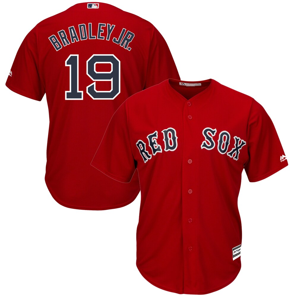 Jackie Bradley Jr. Boston Red Sox Majestic Alternate Official Cool Base Player Jersey - Scarlet