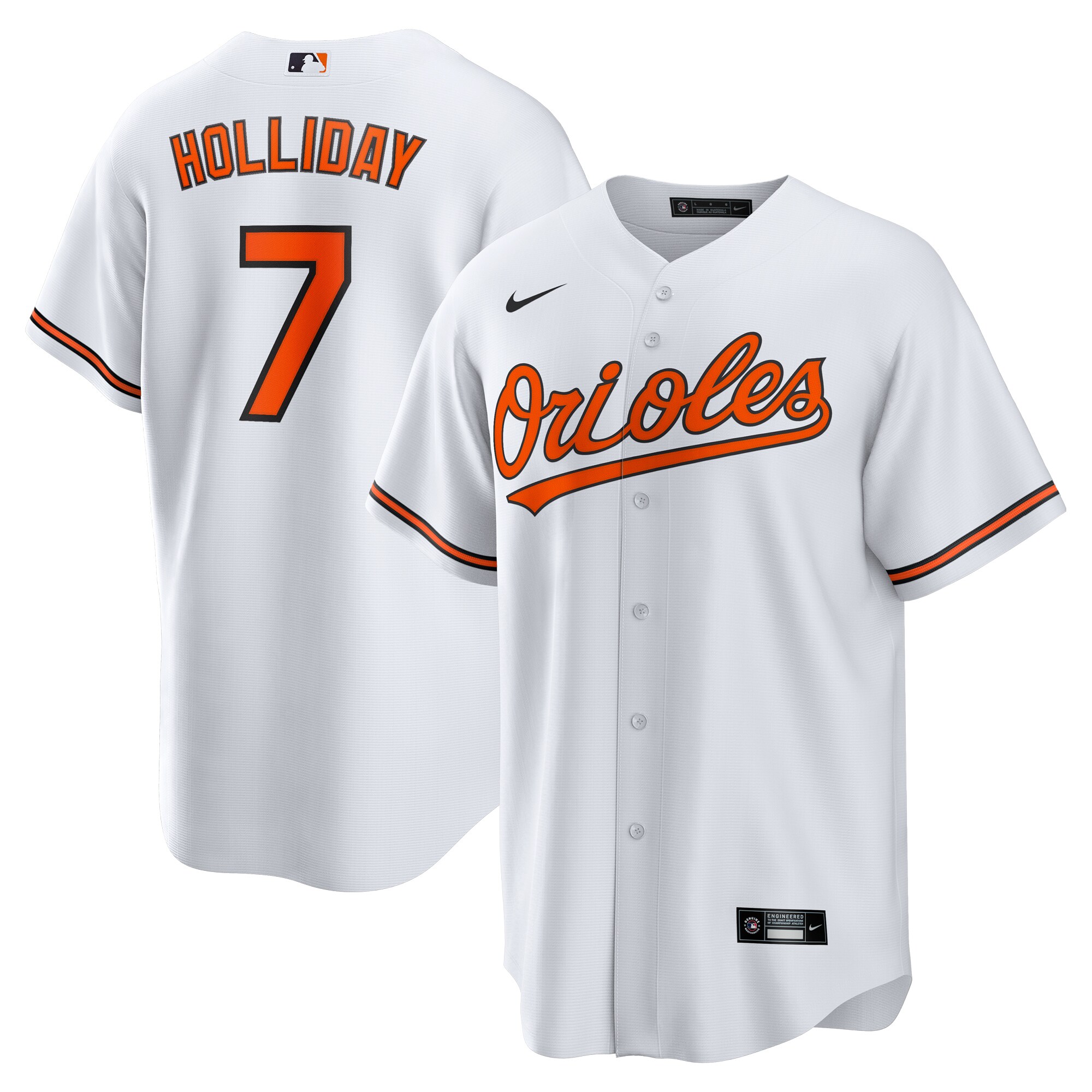 Jackson Holliday Baltimore Orioles Home Replica Player Jersey - White