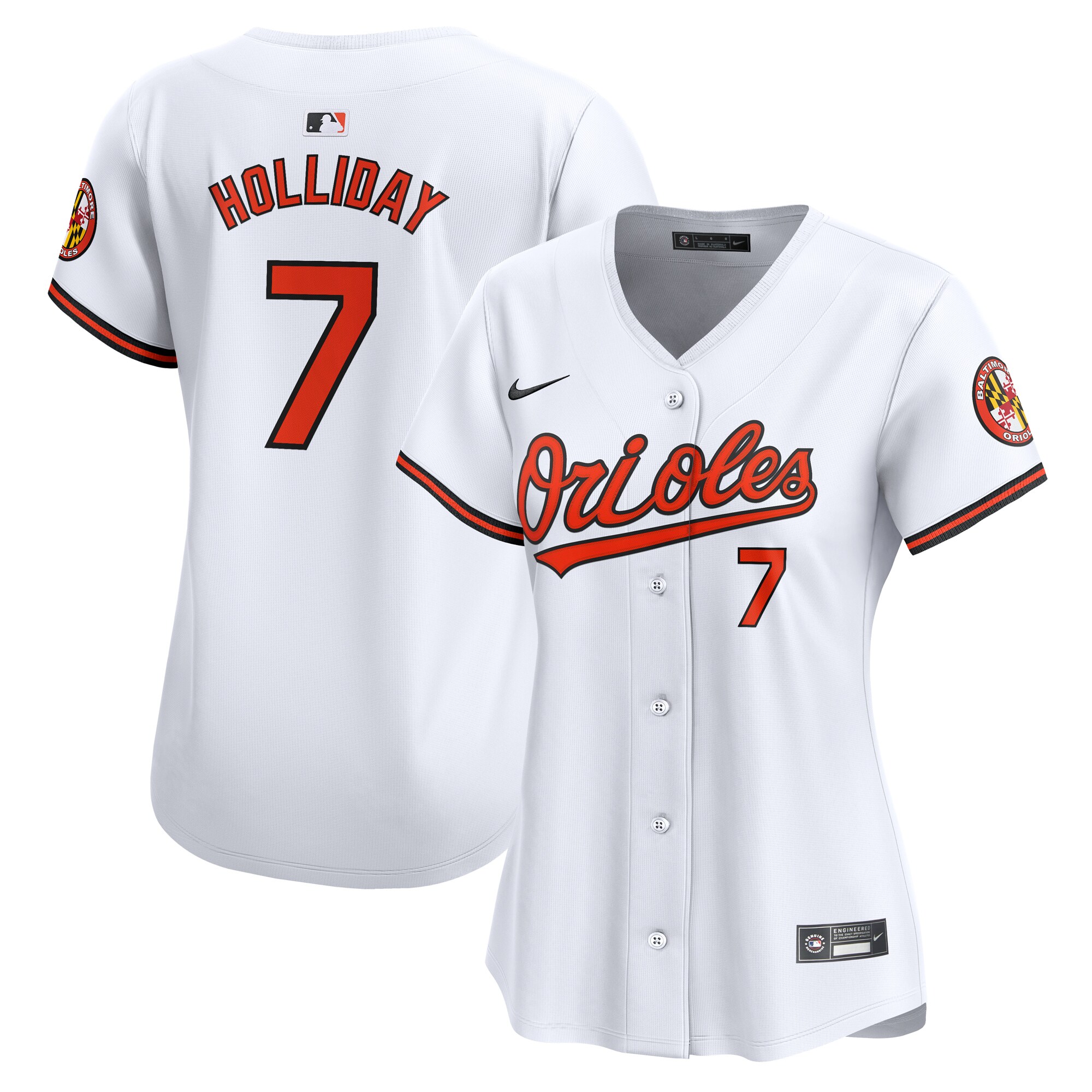 Jackson Holliday Baltimore Orioles Women's Home Limited Player Jersey - White