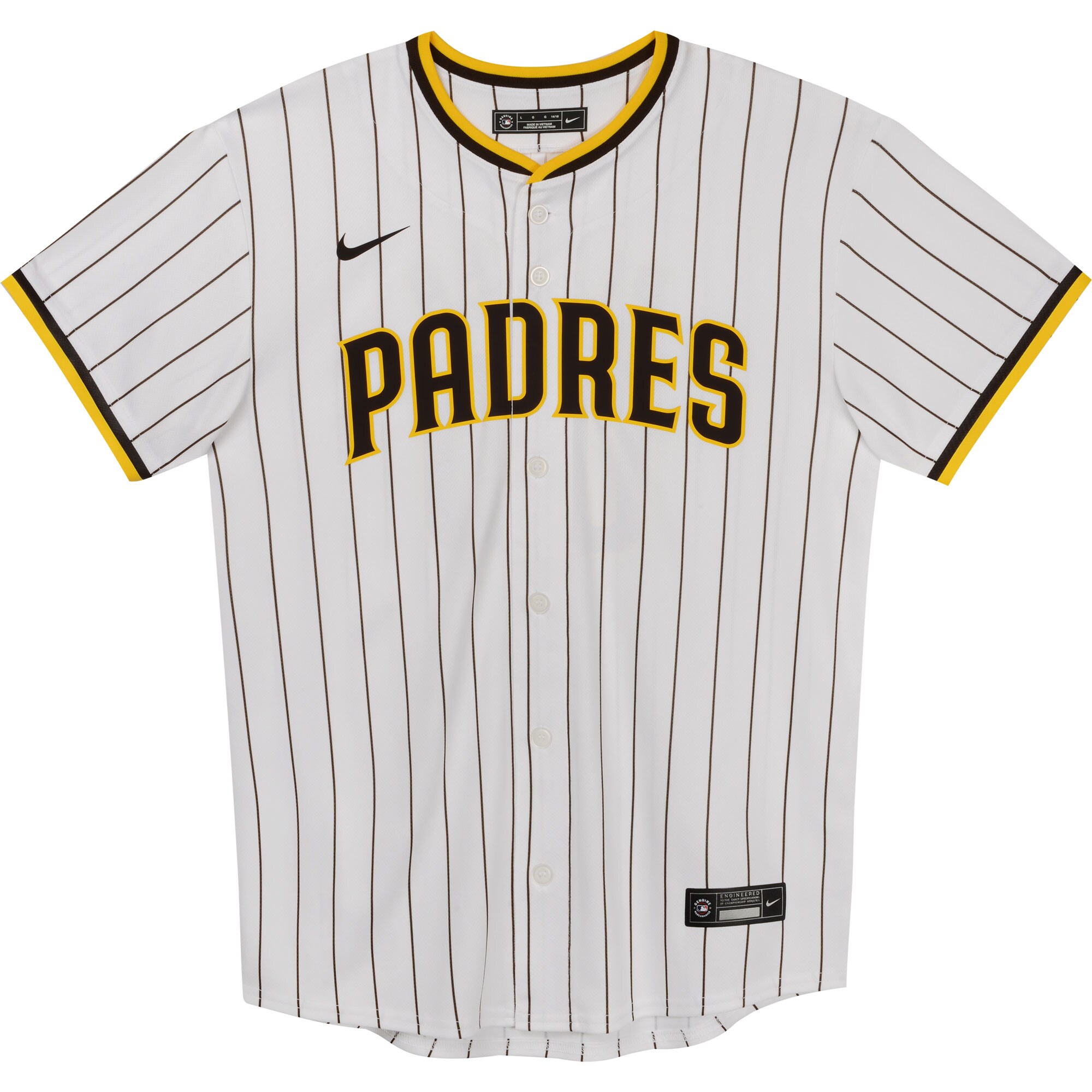 Alternative view of Jackson Merrill San Diego Padres Preschool Home Player Game Baseball Jersey - White