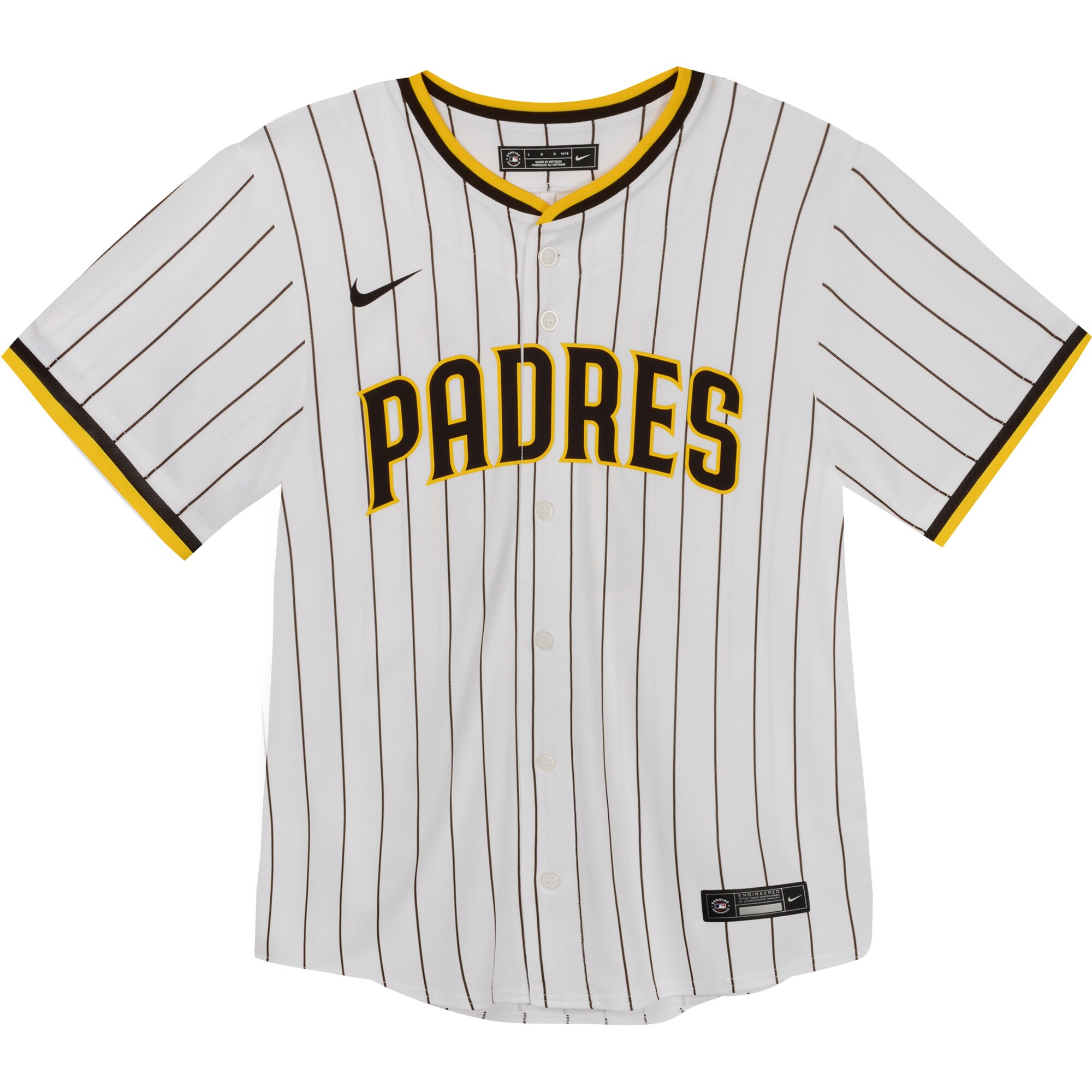 Alternative view of Jackson Merrill San Diego Padres Toddler Home Player Game Baseball Jersey - White