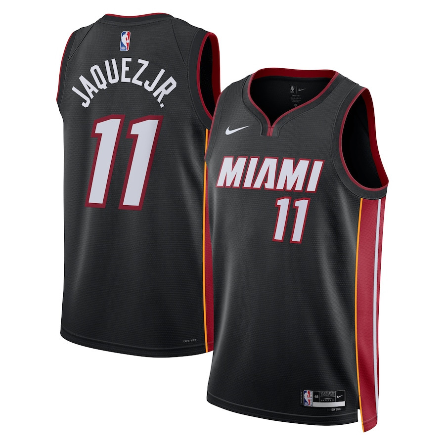 Jaime Jaquez Jr. 11 Miami Heat Unisex Swingman Basketball Jersey - Icon Edition - Black - JS304 