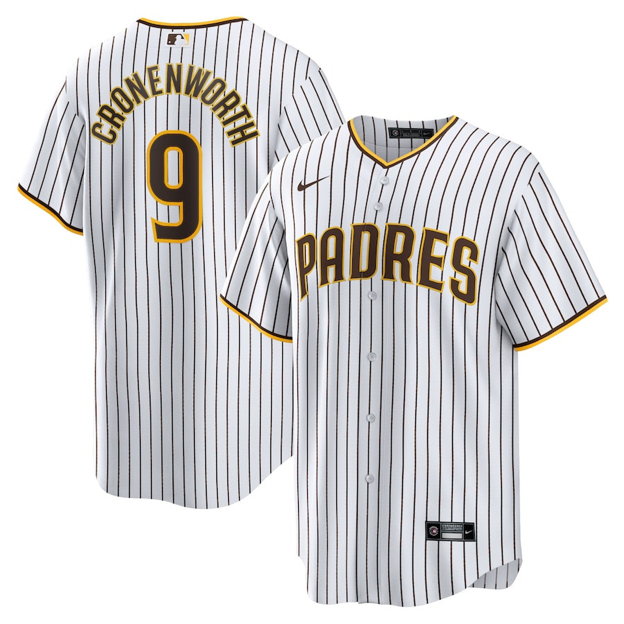 Jake Cronenworth 9 San Diego Padres Home Men Baseball Jersey - White 