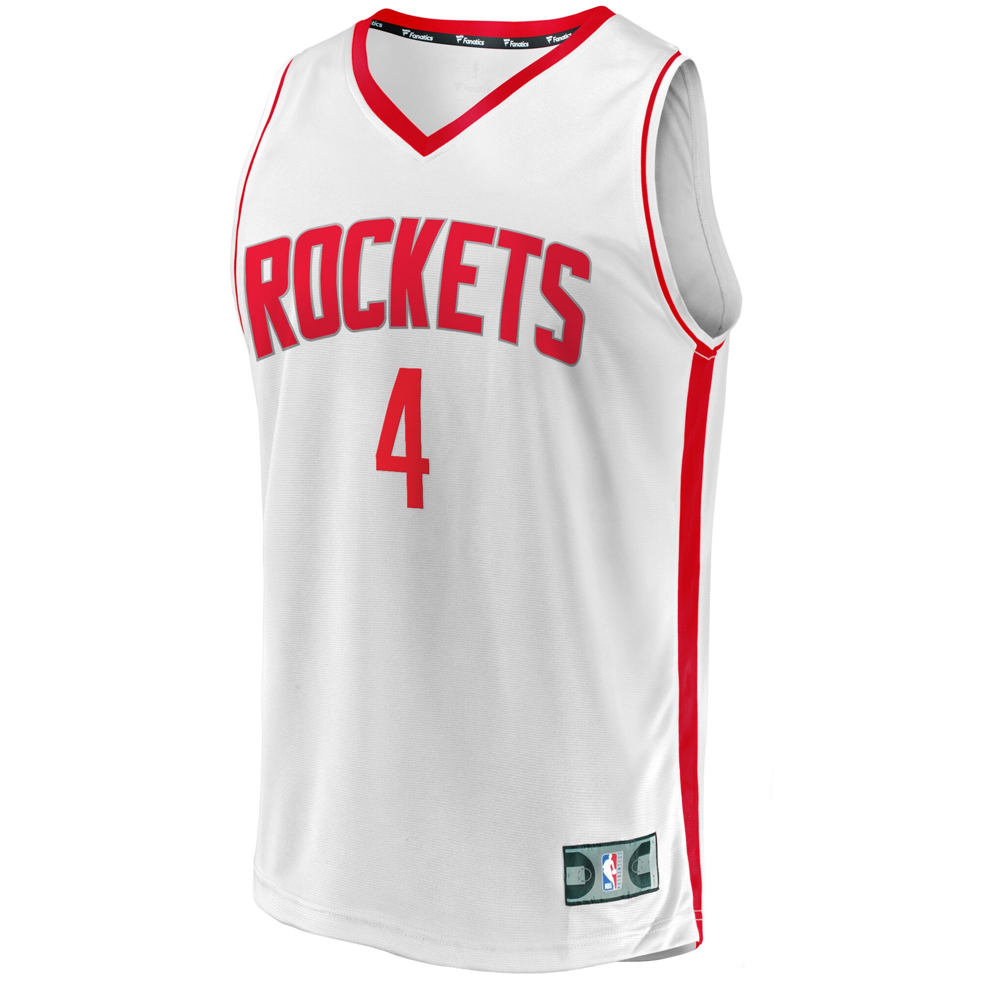 Alternative view of Jalen Green Houston Rockets Fanatics Youth Fast Break Replica Player Basketball Jersey - Association Edition - White
