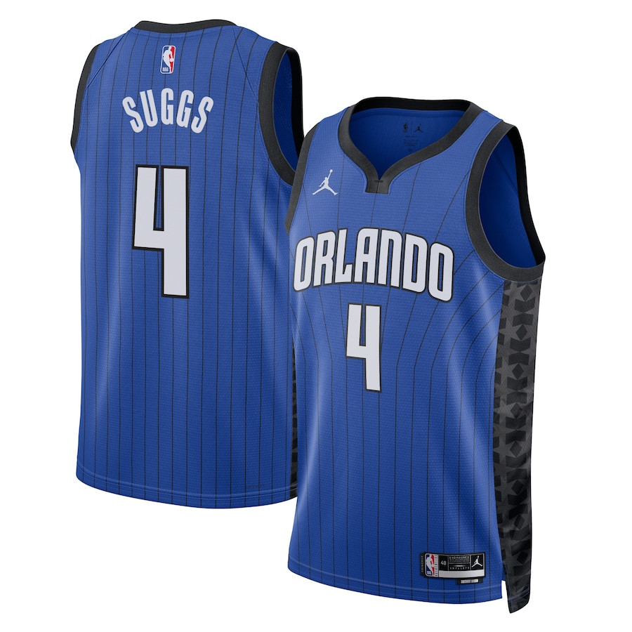 Jalen Suggs 4 Orlando Magic Unisex Swingman Basketball Jersey - Statement Edition - Royal - JS398 