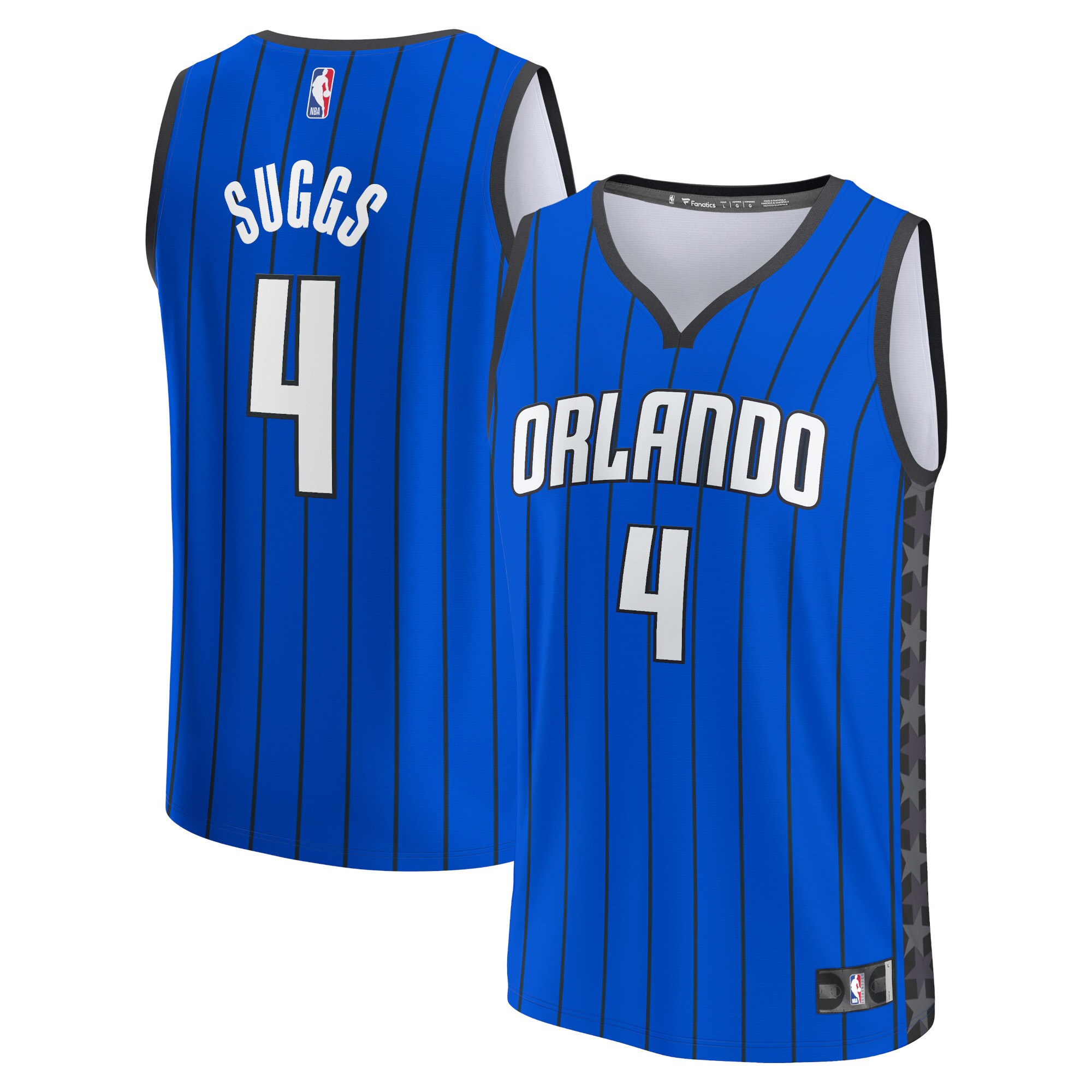 Jalen Suggs Orlando Magic Fanatics Fast Break Replica Player Basketball Jersey - Statement Edition - Blue