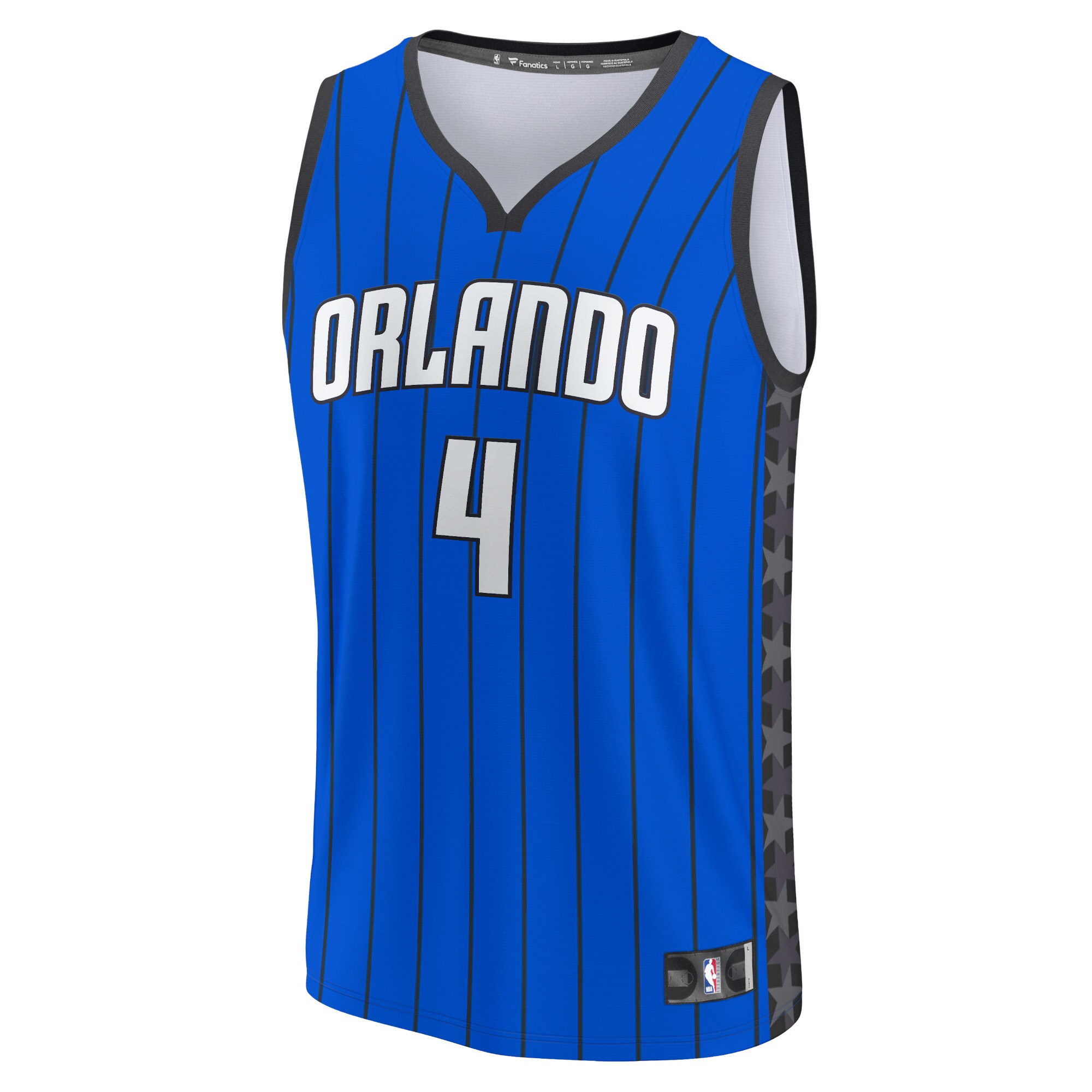 Alternative view of Jalen Suggs Orlando Magic Fanatics Fast Break Replica Player Basketball Jersey - Statement Edition - Blue