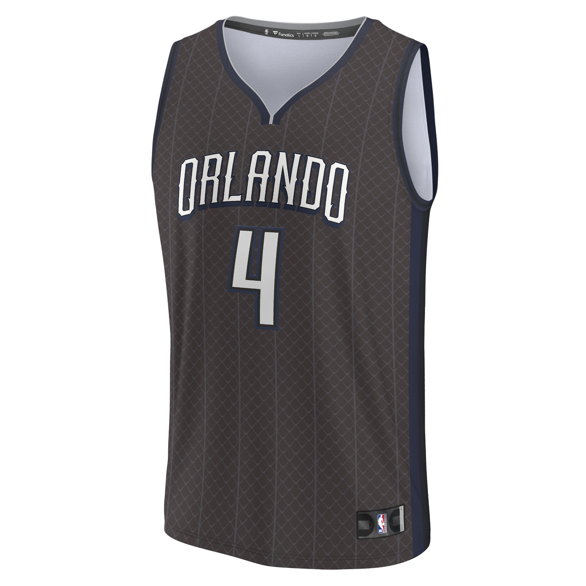 Alternative view of Jalen Suggs Orlando Magic Fanatics Fastbreak Basketball Jersey - City Edition - Black