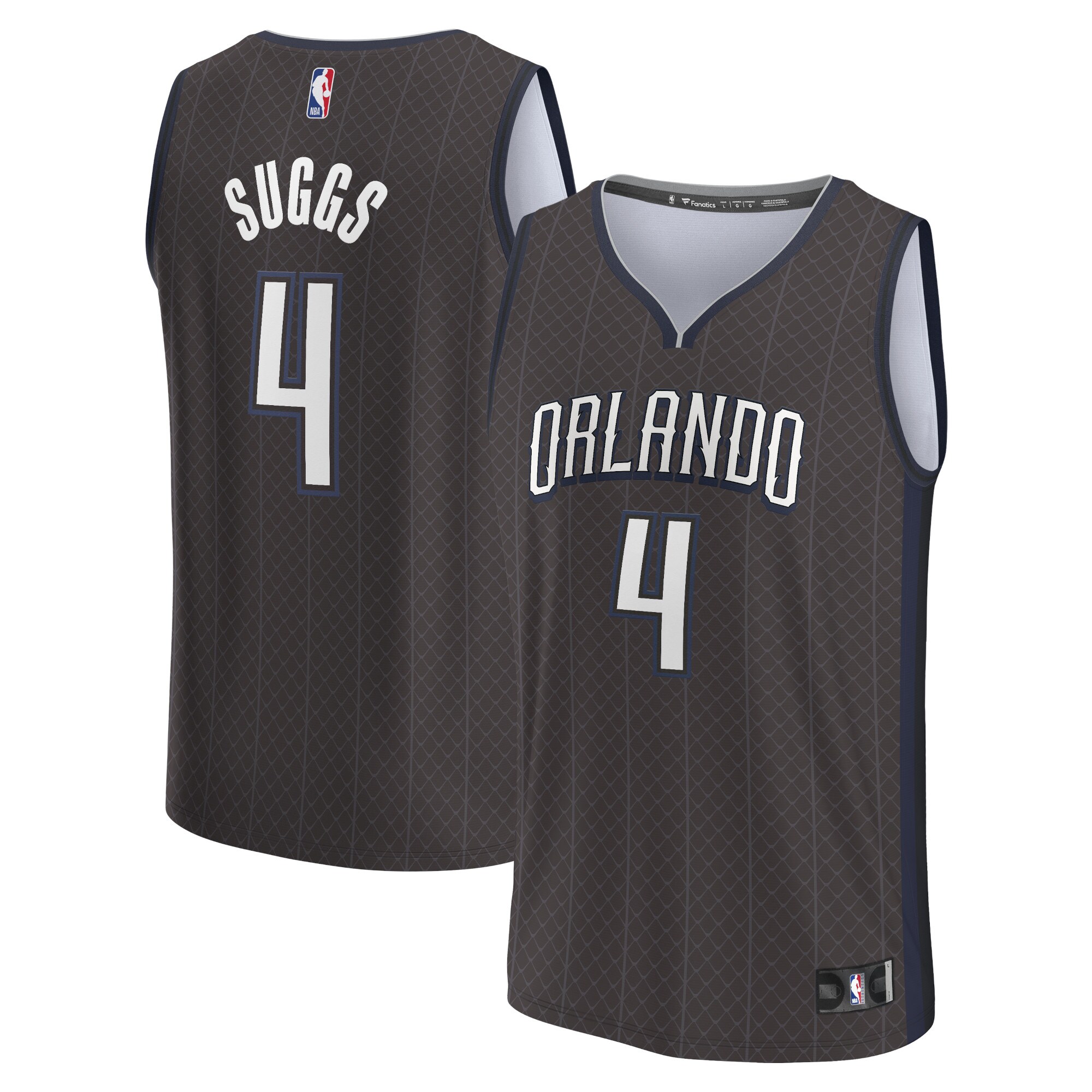 Jalen Suggs Orlando Magic Fanatics Fastbreak Basketball Jersey - City Edition - Black
