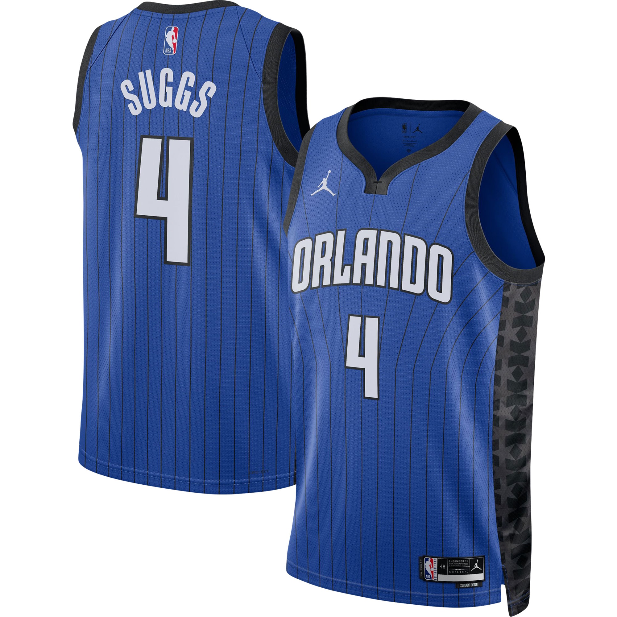 Jalen Suggs Orlando Magic Jordan Brand Unisex Swingman Basketball Jersey - Statement Edition - Blue