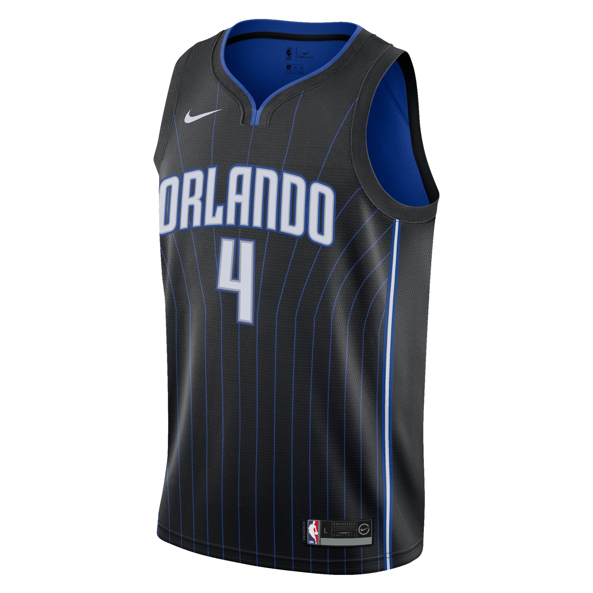 Alternative view of Jalen Suggs Orlando Magic Youth Swingman Basketball Jersey - Icon Edition - Black