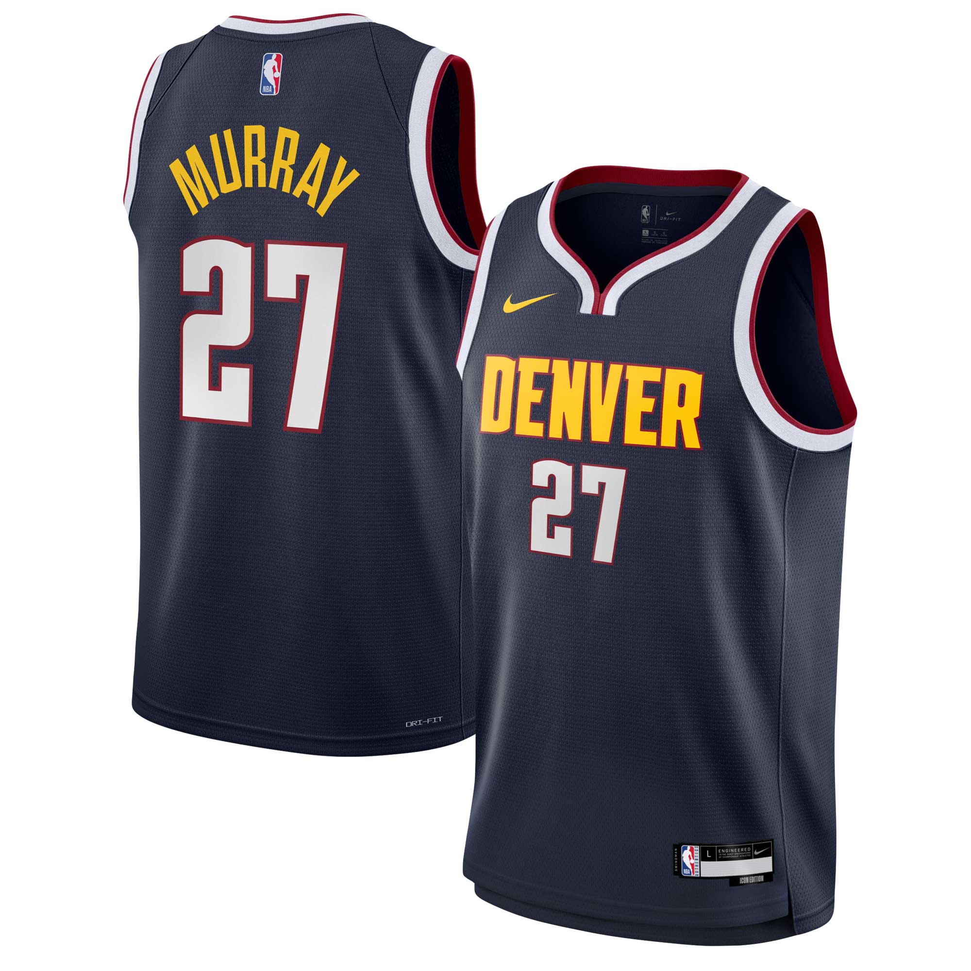 Jamal Murray Denver Nuggets Youth Swingman Basketball Jersey - Icon Edition - Navy