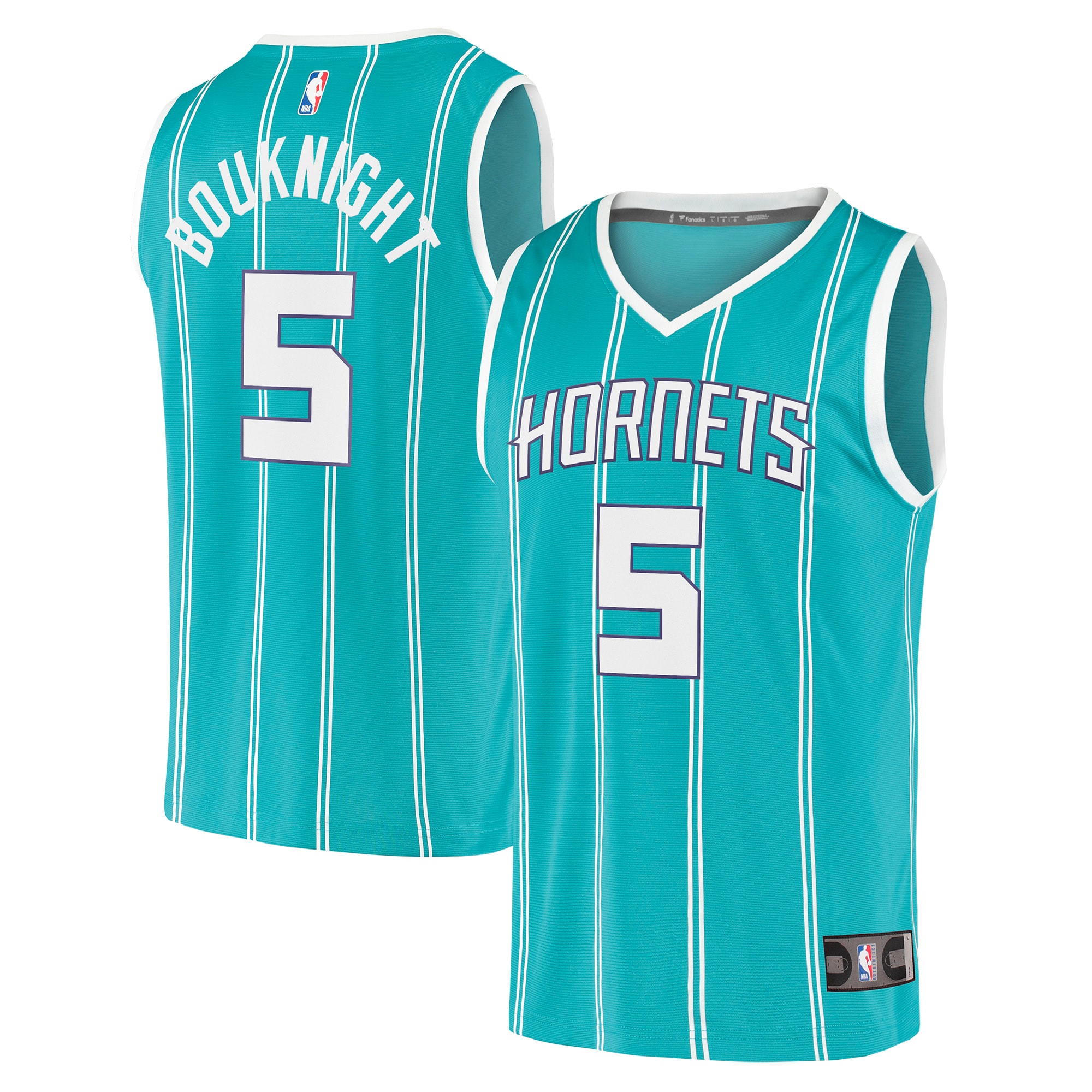 James Bouknight Charlotte Hornets Fanatics Branded 2021/22 Fast Break Replica Basketball Jersey - Icon Edition - Teal
