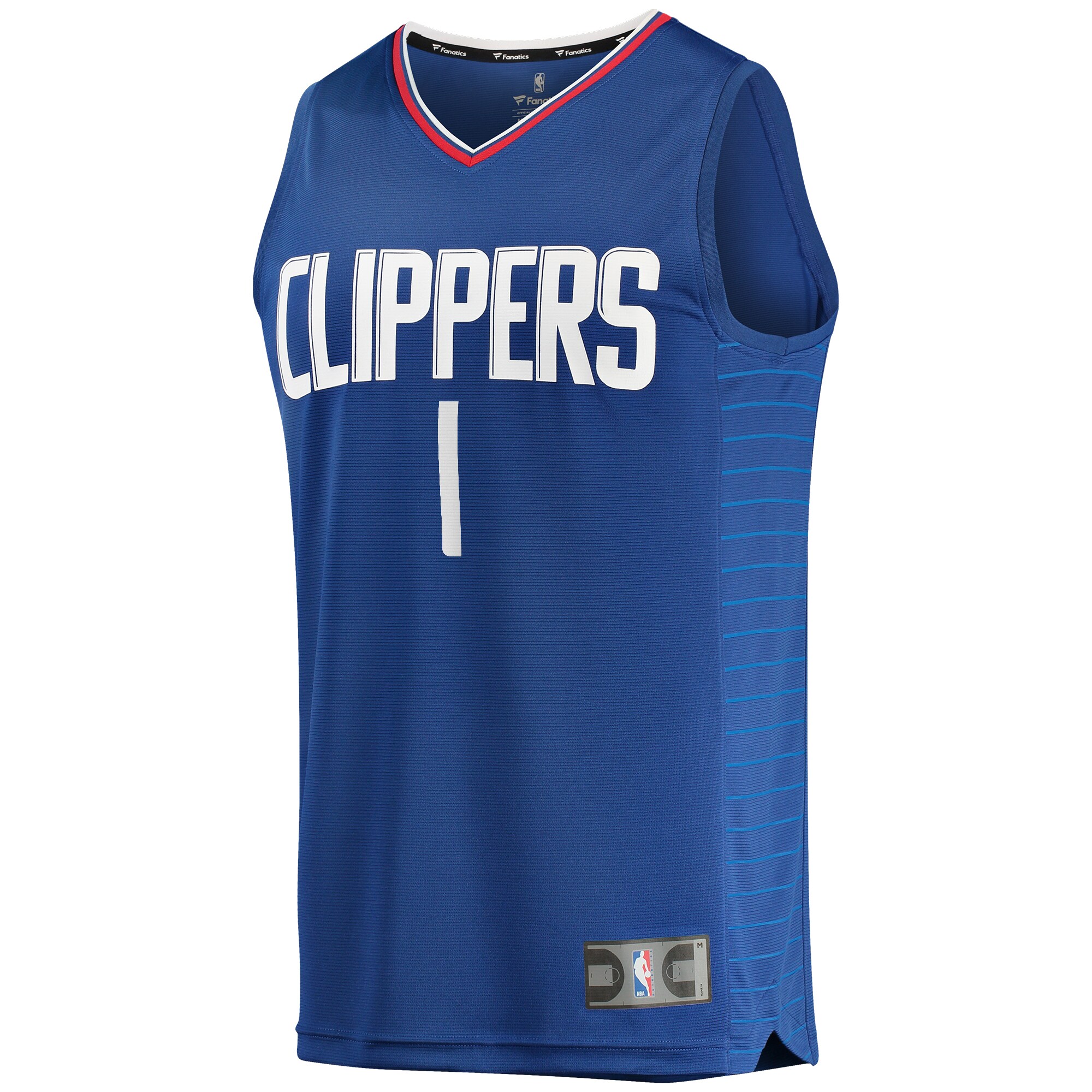 Alternative view of James Harden La Clippers Fanatics Youth Fast Break Player Basketball Jersey - Icon Edition - Royal