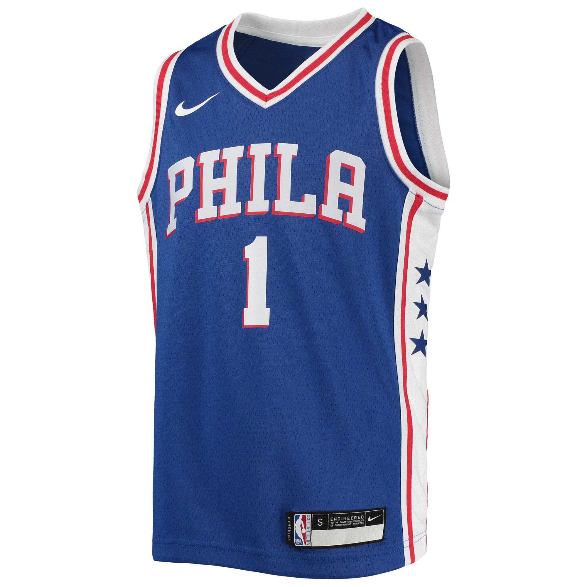 Alternative view of James Harden Philadelphia 76ers Youth Swingman Basketball Jersey - Icon Edition - Royal