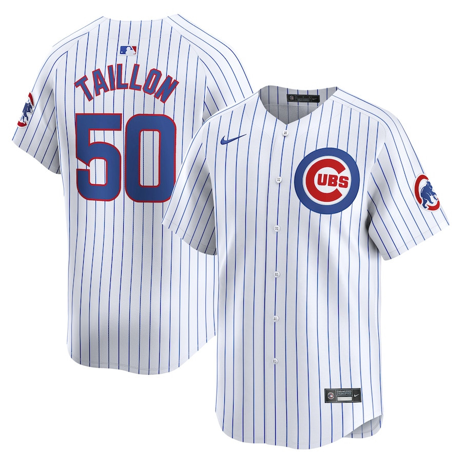 Jameson Taillon 50 Chicago Cubs Home Limited Player Men Jersey - White