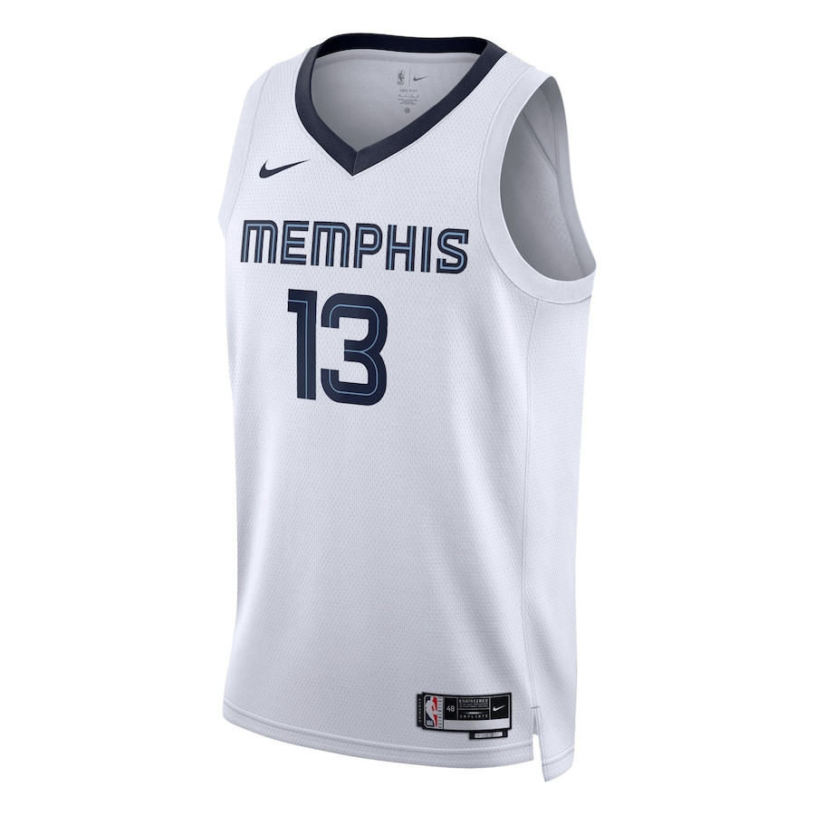 Alternative view of Jaren Jackson Jr. 13 Memphis Grizzlies Unisex Swingman Basketball Jersey - Association Edition - White - JS557 