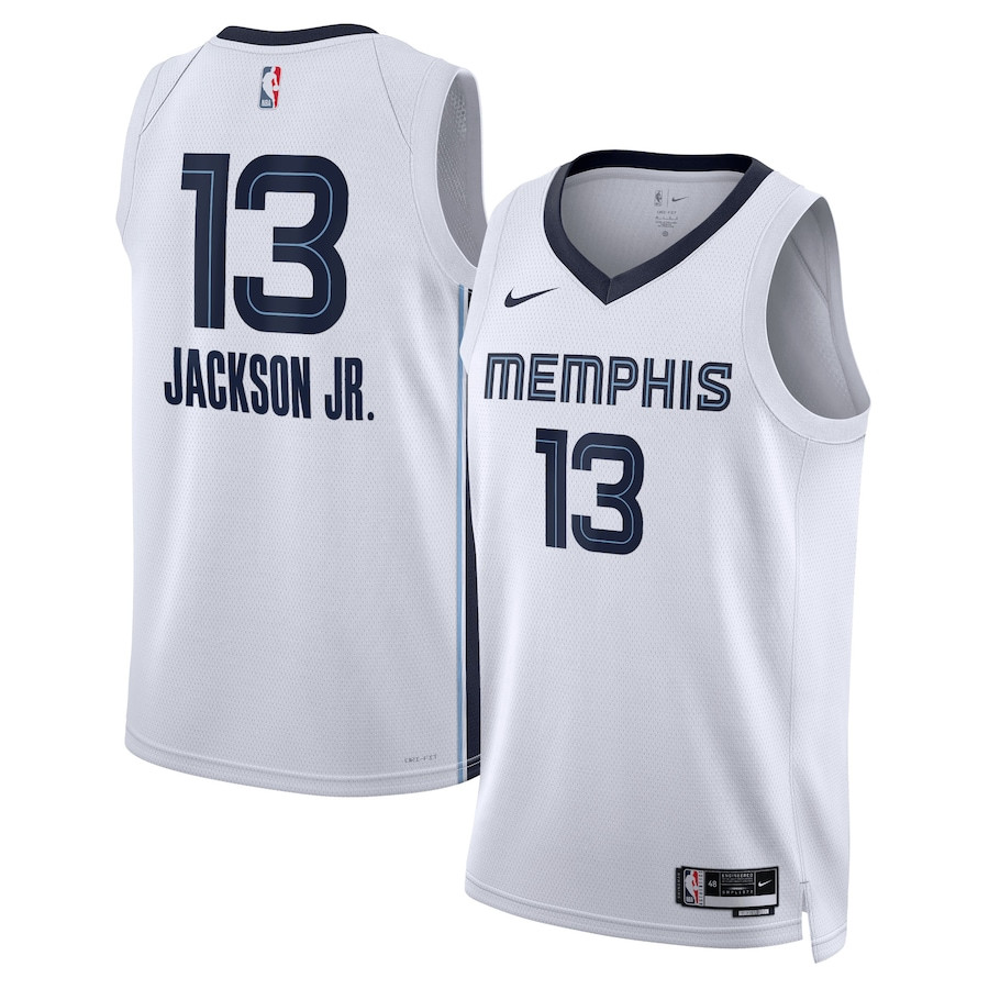 Jaren Jackson Jr. 13 Memphis Grizzlies Unisex Swingman Basketball Jersey - Association Edition - White - JS557 
