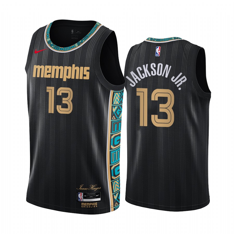 Jaren Jackson Jr. Memphis Grizzlies 2020-21 Black City Basketball Jersey New Uniform