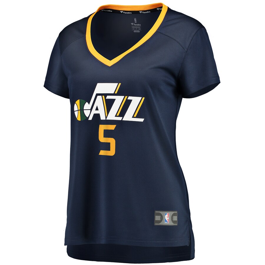 Alternative view of Jarrell Brantley Utah Jazz Fanatics Branded Women's Fast Break Player Basketball Jersey - Icon Edition - Navy