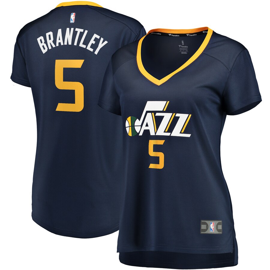 Jarrell Brantley Utah Jazz Fanatics Branded Women's Fast Break Player Basketball Jersey - Icon Edition - Navy