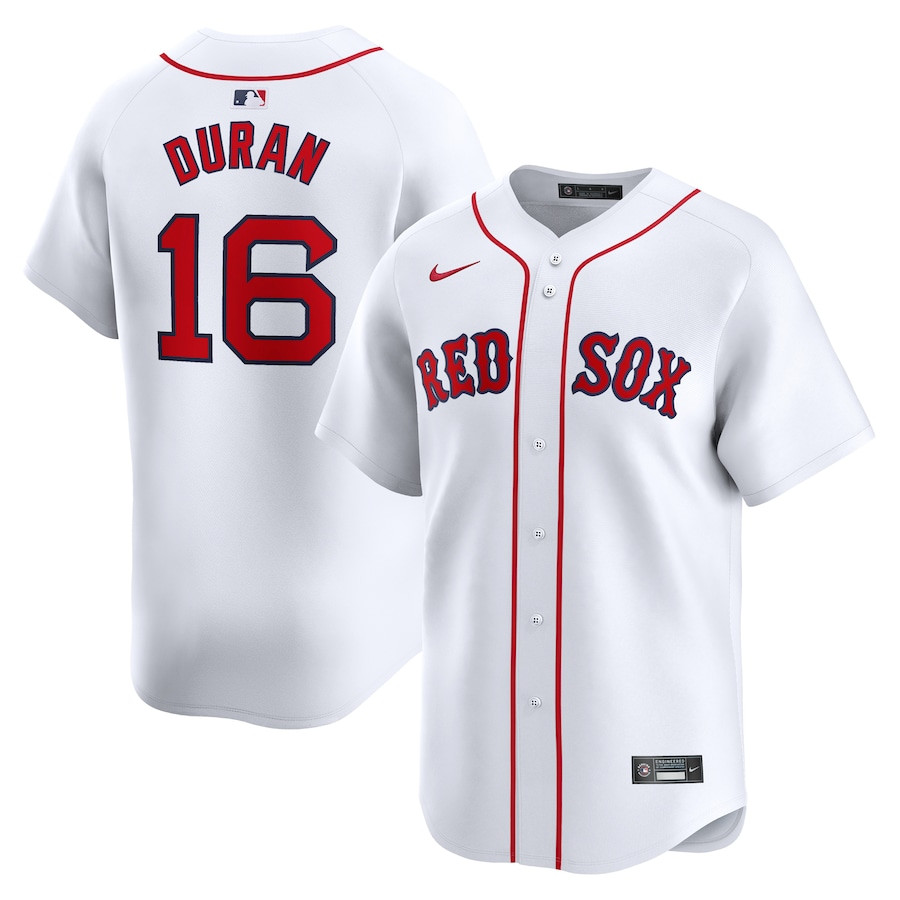 Jarren Duran 16 Boston Red Sox Home Limited Men Baseball Jersey - White