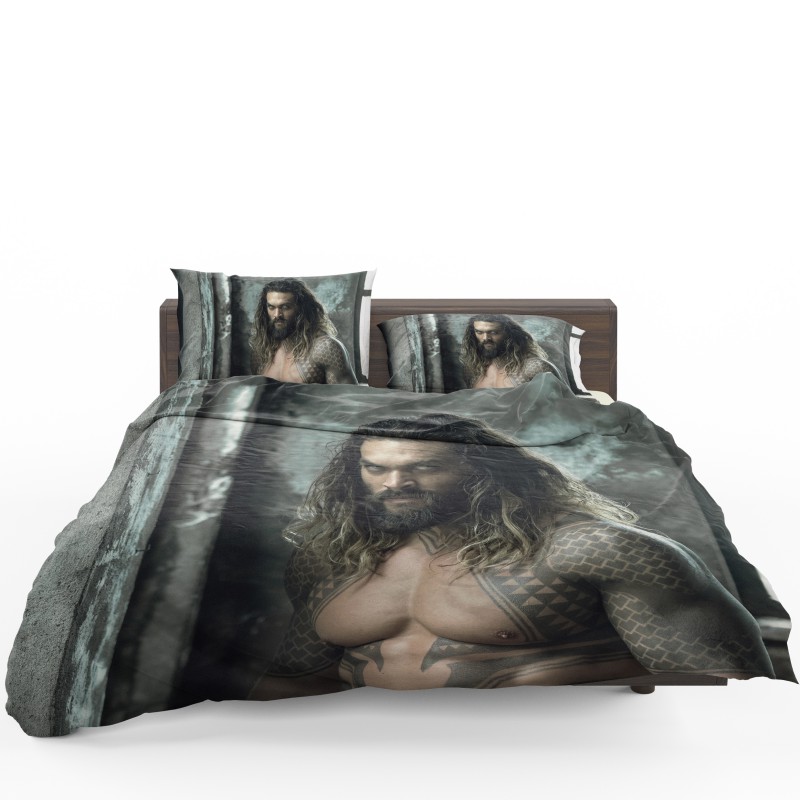 Jason Momoa Aquaman Justice League Bedding Set - Custom Bedding Set